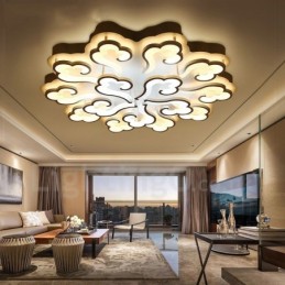 Lumină integrată modernă contemporană cu 15 lumini