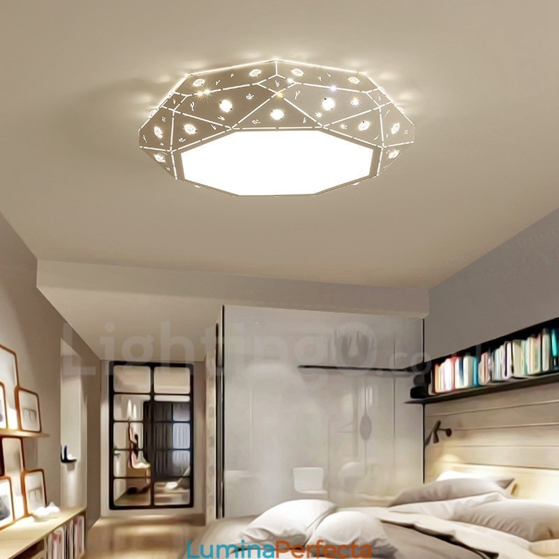 Lumină metalică integrată modernă și contemporană