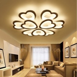 Lumină cu 9 lumini, modernă, contemporană integrată