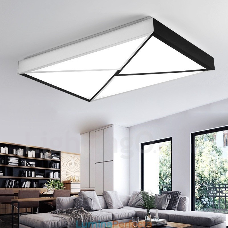 Lumină metalică integrată modernă și contemporană
