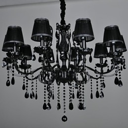 Candelabru Cristal Modern Contemporan Cristal 10 Lumini Metal