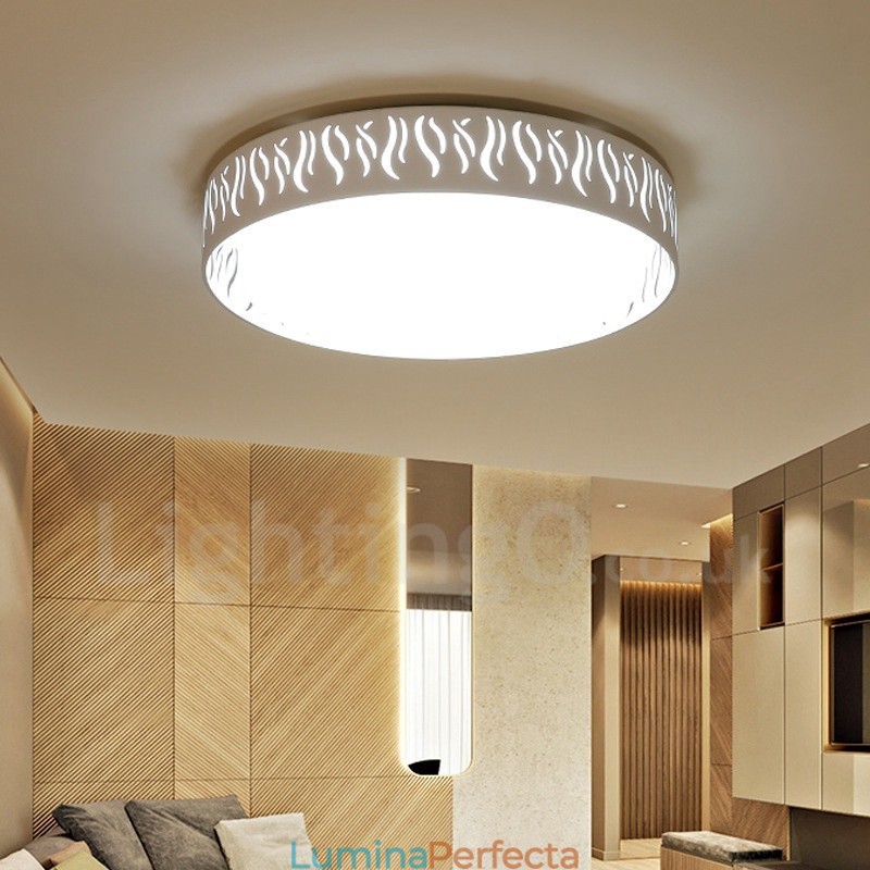 Lumină metalică integrată modernă și contemporană