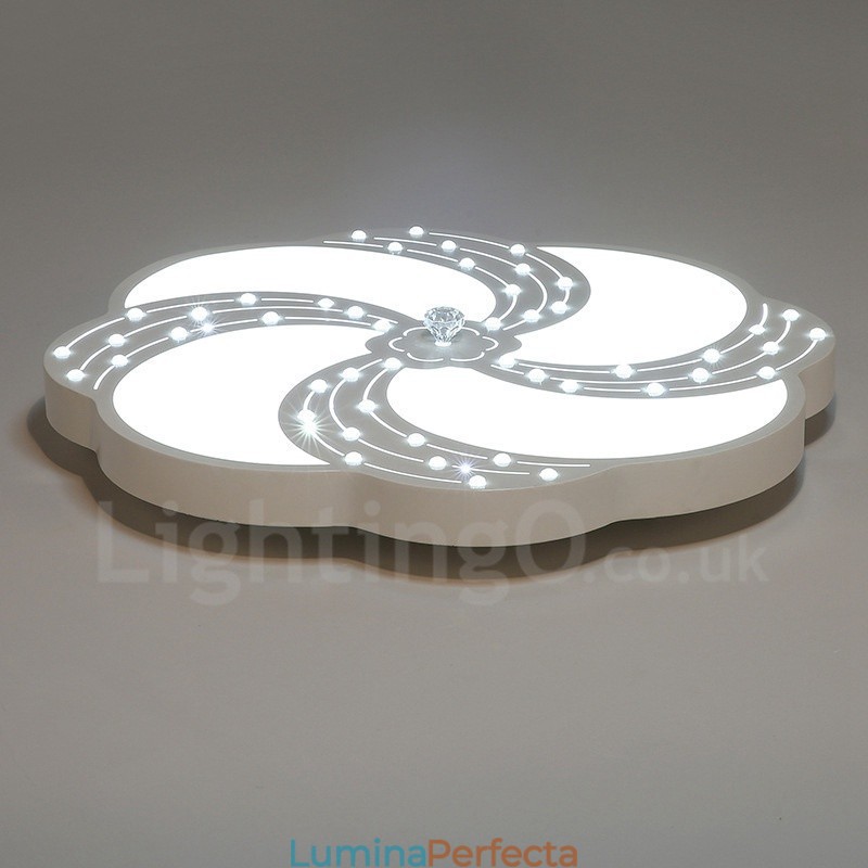 Lumină metalică integrată modernă și contemporană