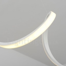 Lampă suspendată integrată modernă și contemporană