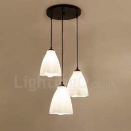 Lampă tradițională clasică integrată din metal cu 3 lumini