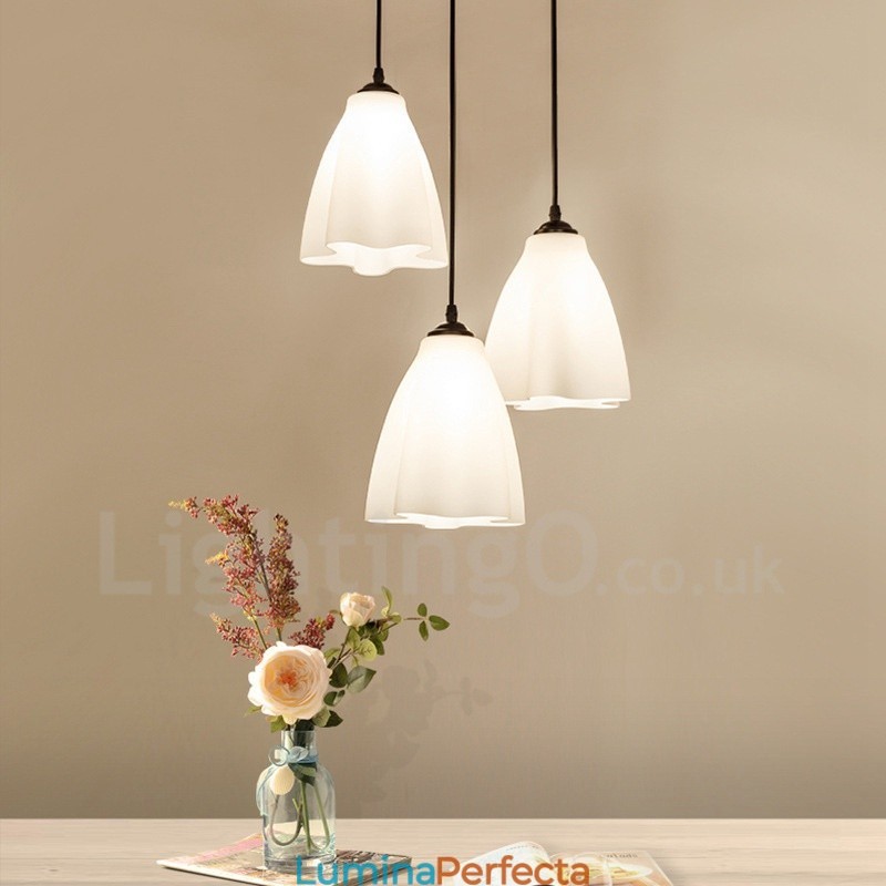 Lampă tradițională clasică integrată din metal cu 3 lumini