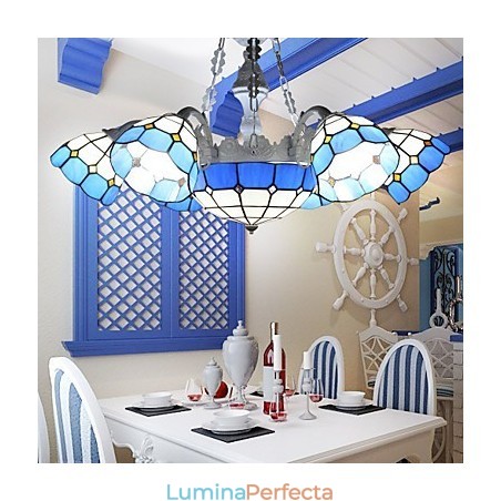 The Mediterranean Sea Rural Setting Creative 6 + 1 Head Lamps And Lanterne