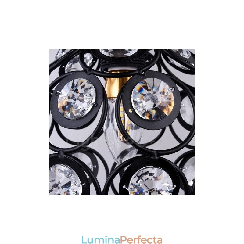 Lampă suspendată integrată Rustic Lodge cu 1 lumină