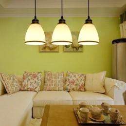 Lampă suspendată metalică integrată Rustic Lodge cu 3 lumini