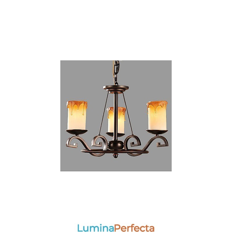Study The Antique Candle lamp Candelabru de fier