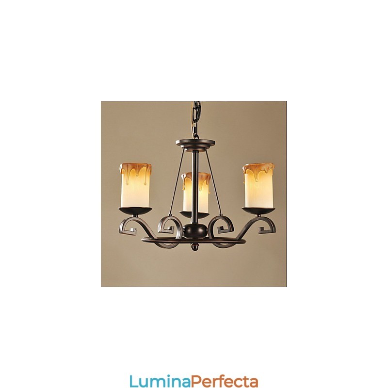 Study The Antique Candle lamp Candelabru de fier