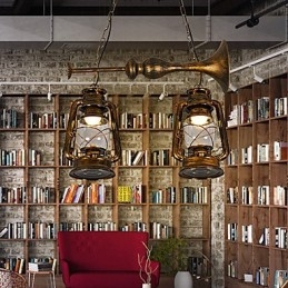 Rustic Lodge Vintage Retro Mini Stil suspendat din metal