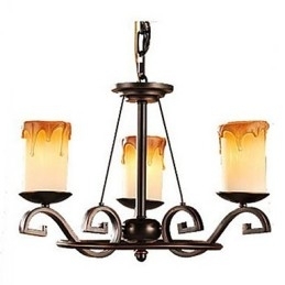 Study The Antique Candle lamp Candelabru de fier