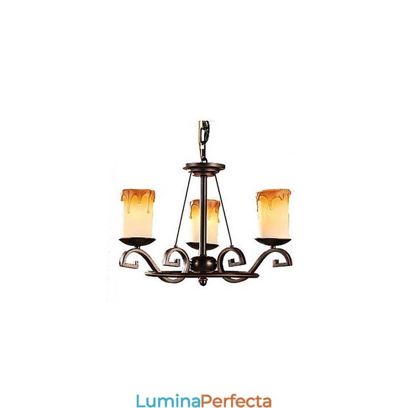 Study The Antique Candle lamp Candelabru de fier