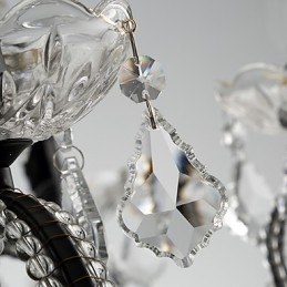 Candelabru Cristal 6 Lumini Modern Contemporan Traditional Clasic Rustic Lodge Vintage Retro