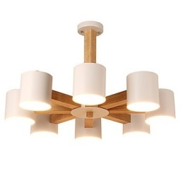 Candelabru cu 8 lumini Modern Contemporan Tradițional Clasic Vintage Country Caracteristică din lemn pentru lemn