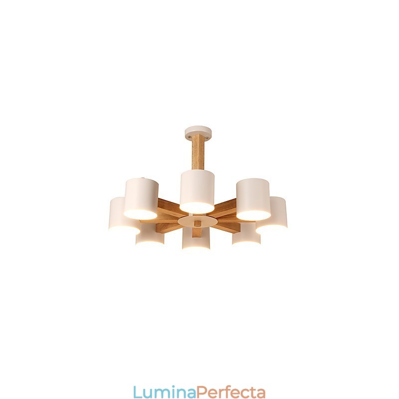 Candelabru cu 8 lumini Modern Contemporan Tradițional Clasic Vintage Country Caracteristică din lemn pentru lemn