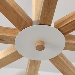Candelabru cu 8 lumini Modern Contemporan Tradițional Clasic Vintage Country Caracteristică din lemn pentru lemn