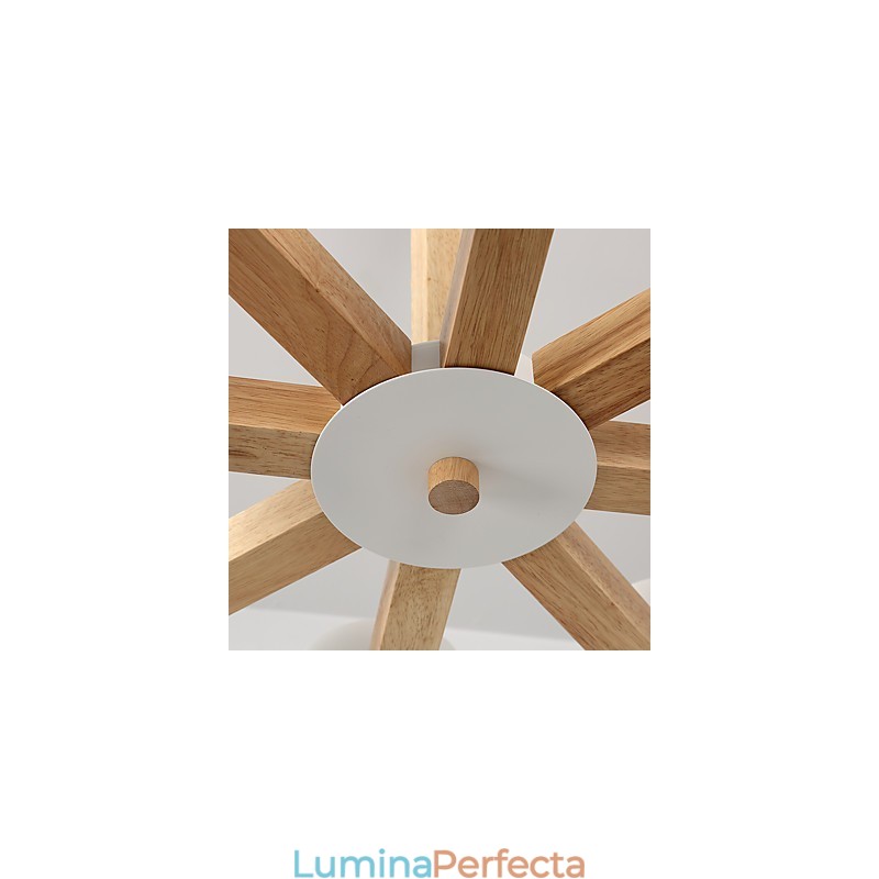 Candelabru cu 8 lumini Modern Contemporan Tradițional Clasic Vintage Country Caracteristică din lemn pentru lemn
