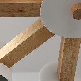 Candelabru cu 8 lumini Modern Contemporan Tradițional Clasic Vintage Country Caracteristică din lemn pentru lemn