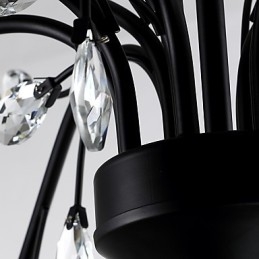 Candelabru de cristal cu 9 lumini Modern Contemporan Tradițional Clasic Vintage Retro Pictură Țară Caracteristică