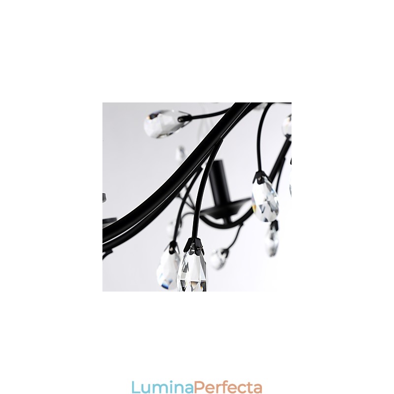 Candelabru de cristal cu 9 lumini Modern Contemporan Tradițional Clasic Vintage Retro Pictură Țară Caracteristică