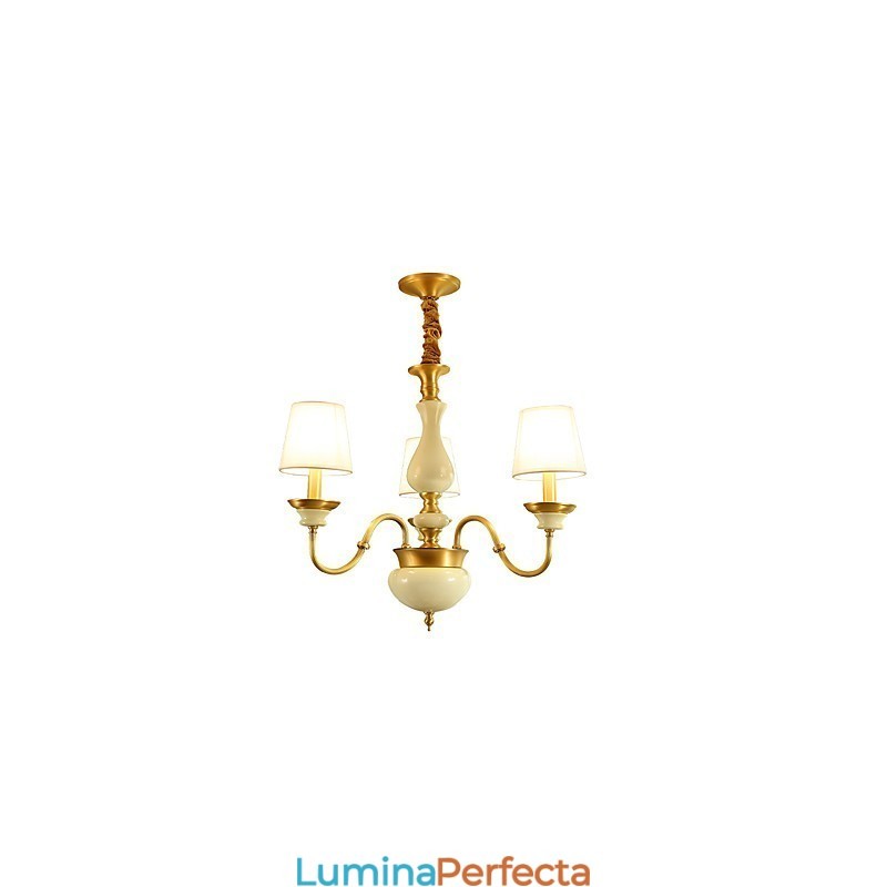 Candelabru din cupru Candelabru decorativ din jad