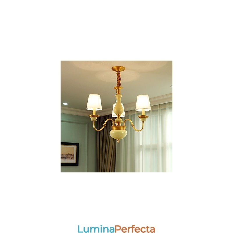 Candelabru din cupru Candelabru decorativ din jad