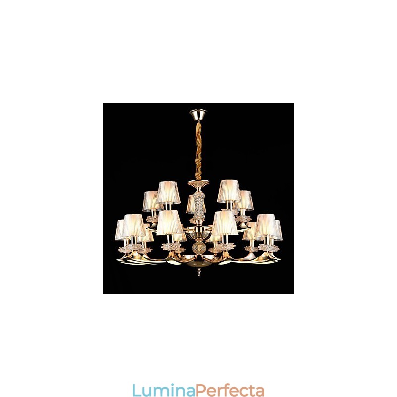 Lampă suspendată Din aliaj de zinc Caracteristică pentru Crystal Mini Style Metal Interior Magazine 15 Becuri