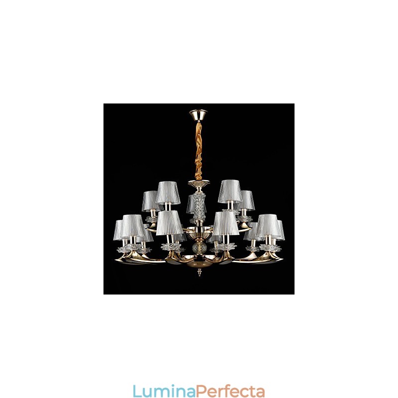 Lampă suspendată Din aliaj de zinc Caracteristică pentru Crystal Mini Style Metal Interior Magazine 15 Becuri