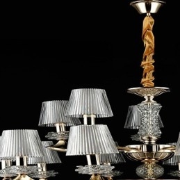 Lampă suspendată Din aliaj de zinc Caracteristică pentru Crystal Mini Style Metal Interior Magazine 15 Becuri