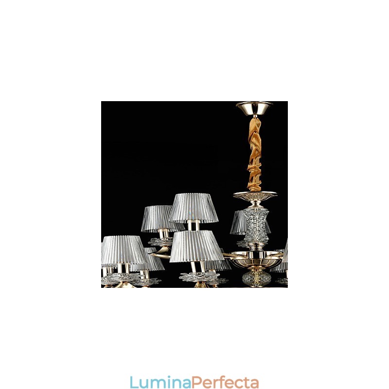 Lampă suspendată Din aliaj de zinc Caracteristică pentru Crystal Mini Style Metal Interior Magazine 15 Becuri