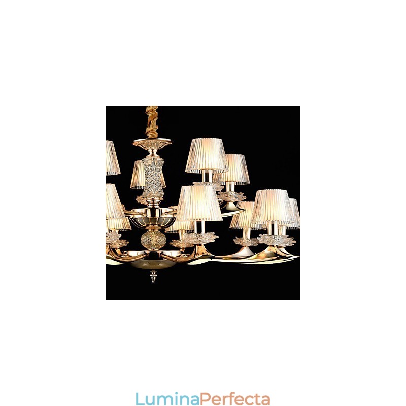 Lampă suspendată Din aliaj de zinc Caracteristică pentru Crystal Mini Style Metal Interior Magazine 15 Becuri