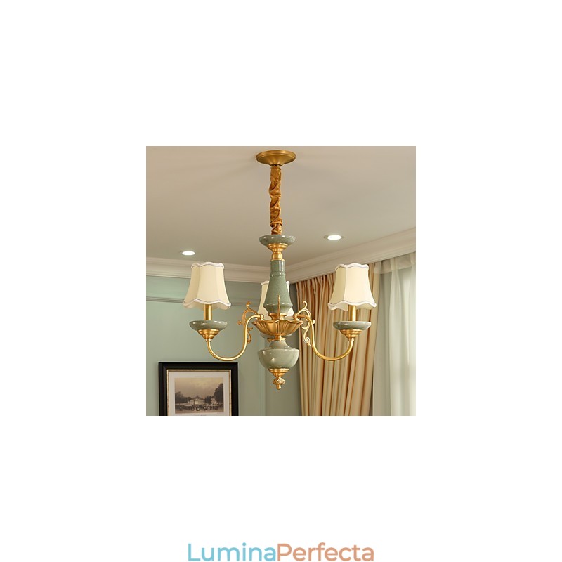 Candelabru din cupru Candelabru decorativ din jad OP0