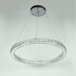 Lumină suspendată de tavan cu inel reglabil Candelabru modern de iluminat Lumină de interior cu telecomandă