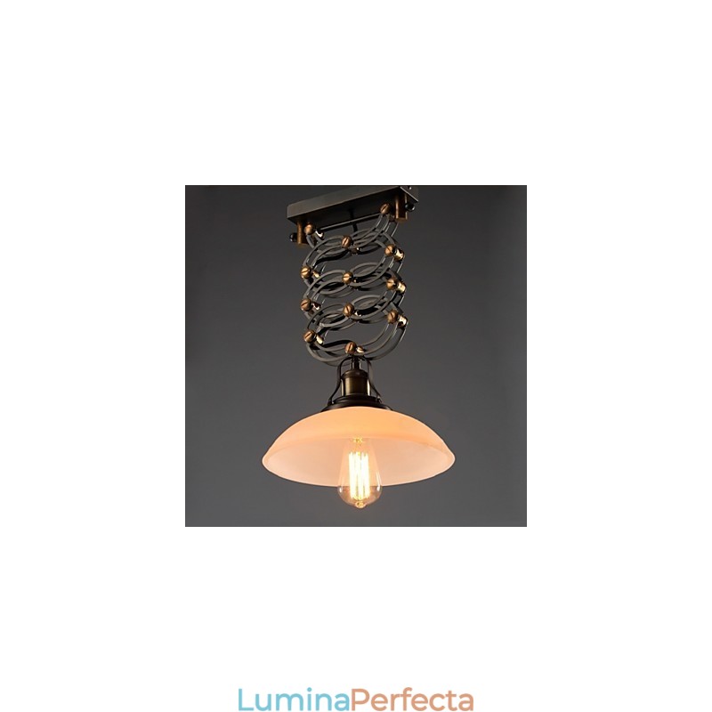 Lumină suspendată în stil rustic american la mansardă, fier forjat, lumini foarfece, lumini de decorare pentru magazin