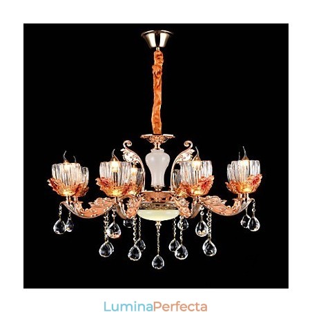 Modern, contemporan, tradițional, clasic, aliaj de zinc, caracteristică pentru lumina suspendată din metal în stil mini cristal