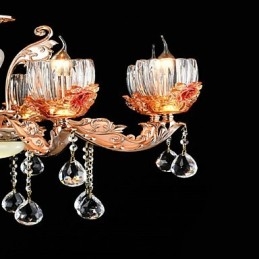 Modern, contemporan, tradițional, clasic, aliaj de zinc, caracteristică pentru lumina suspendată din metal în stil mini cristal