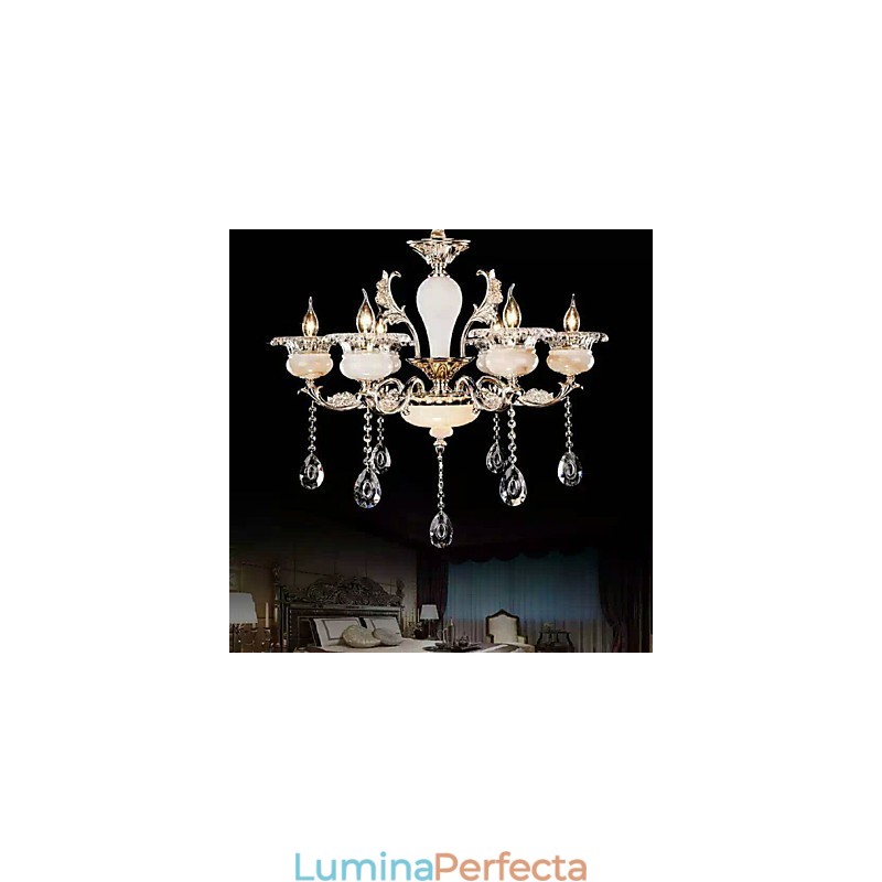 Caracteristică retro cromată pentru lumina suspendată din metal pentru designeri