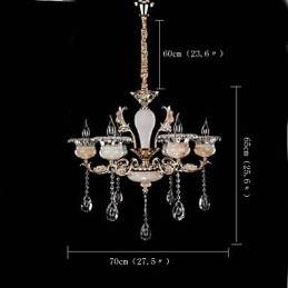 Caracteristică retro cromată pentru lumina suspendată din metal pentru designeri