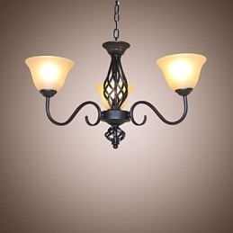 Tradițional Clasic Rustic Lodge Vintage Retro Country Altele Caracteristică pentru Mini Style Designers Candelabru din metal