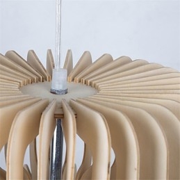 Candelabru vintage din lemn de tort cu trei straturi