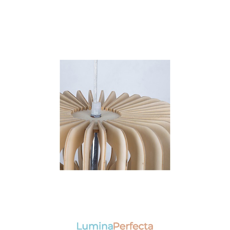 Candelabru vintage din lemn de tort cu trei straturi