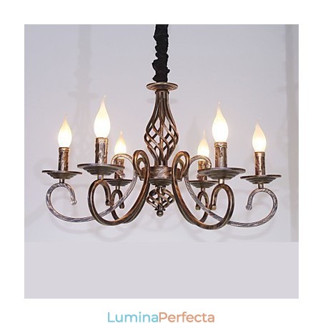 Lampă retro simplă Lampă colorată cupru Lampă lumânare Lampă retro simplă Lampă colorată cupru Lampă lumânare