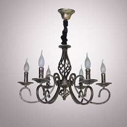 Lampă retro simplă Lampă colorată cupru Lampă lumânare
