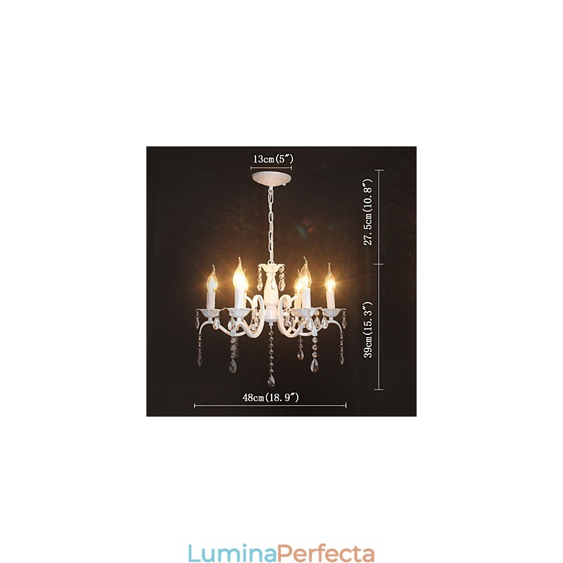 Candelabru Modern Cristal Mini Lumanare Stilul Fier Lamp Lampe