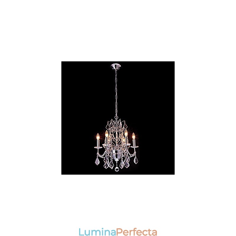 Modern, contemporan, tradițional, clasic, țară, cromat, caracteristică pentru candelabru din metal cristal