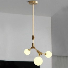 Caracteristică tradițională de pictură clasică pentru lumina suspendată din lemn de bambus în stil mini