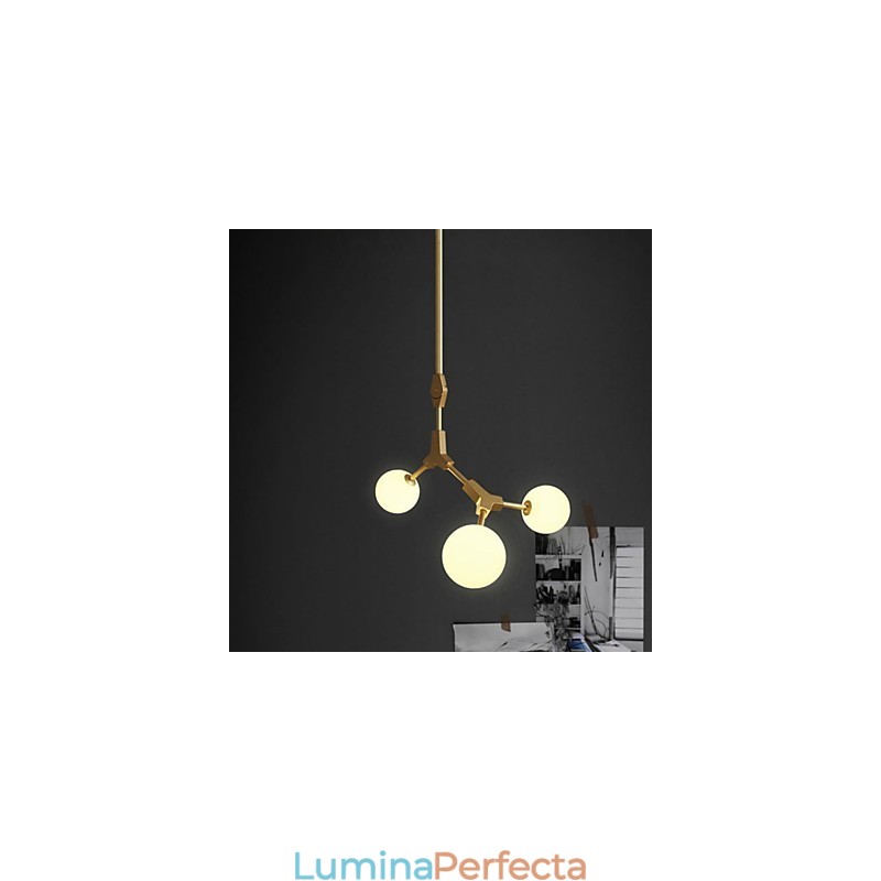 Caracteristică tradițională de pictură clasică pentru lumina suspendată din lemn de bambus în stil mini