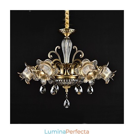 Caracteristică de pictură rustic Lodge pentru designeri Metal Interior Magazine Candelabru cu 2 becuri